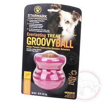Medium treat groovy ball for Cane Corso