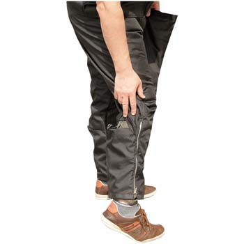 Protection nylon scratch pants padded on legs and front