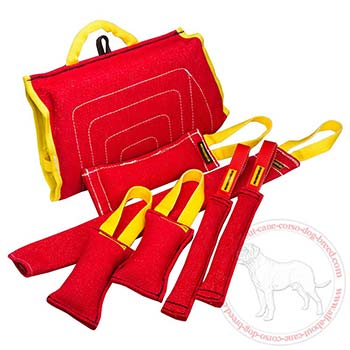 French linen articles for puppy bite training 