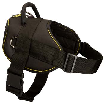 Lightweight lifetime nylon dog harness