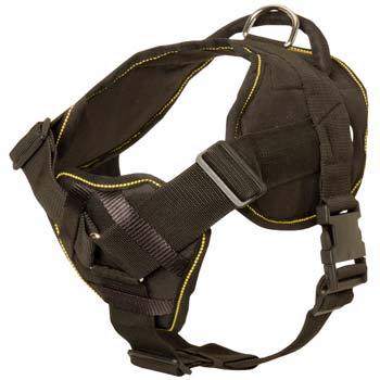 High quality nylon dog chest plate harness for powerful Mastino Napoletanos