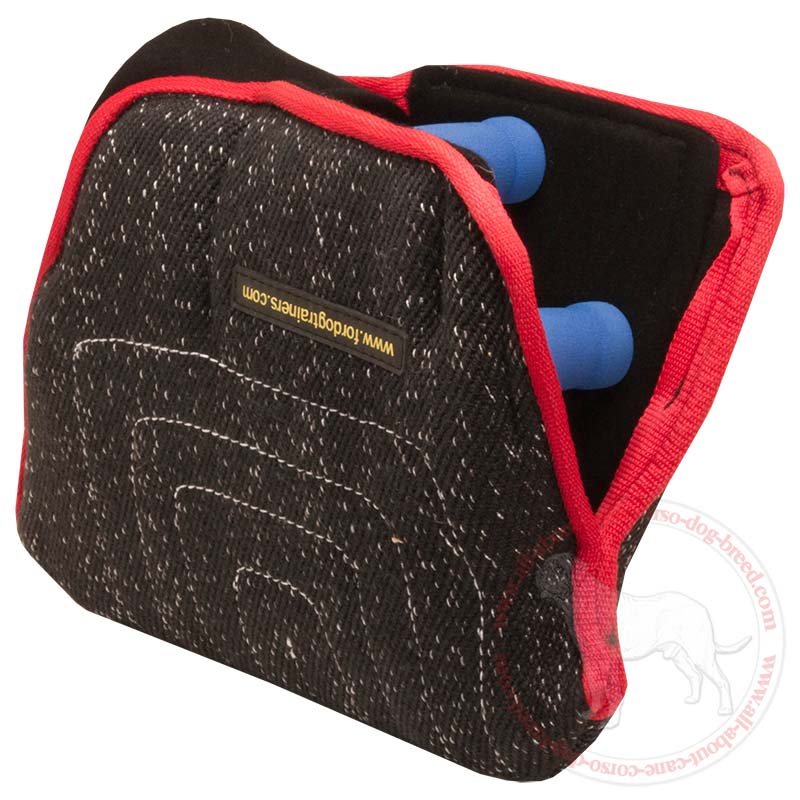 French Linen Bite Building Sleeve for Cane Corso