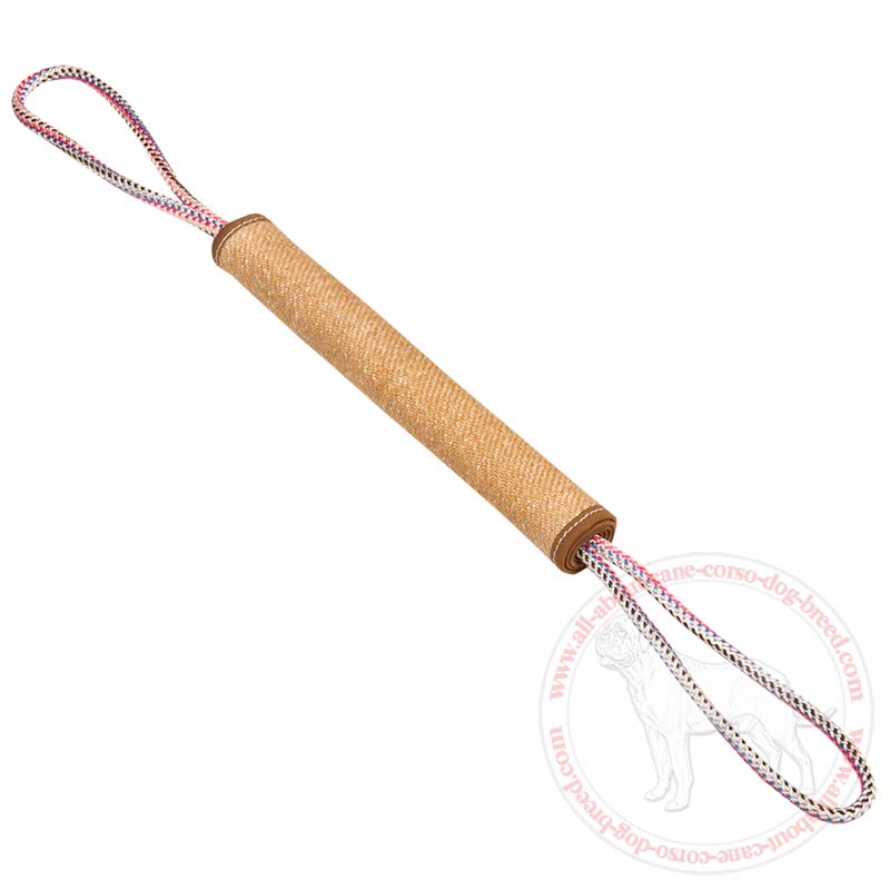 Buy Rolled Jute Cane Corso Tug with 2 Handles