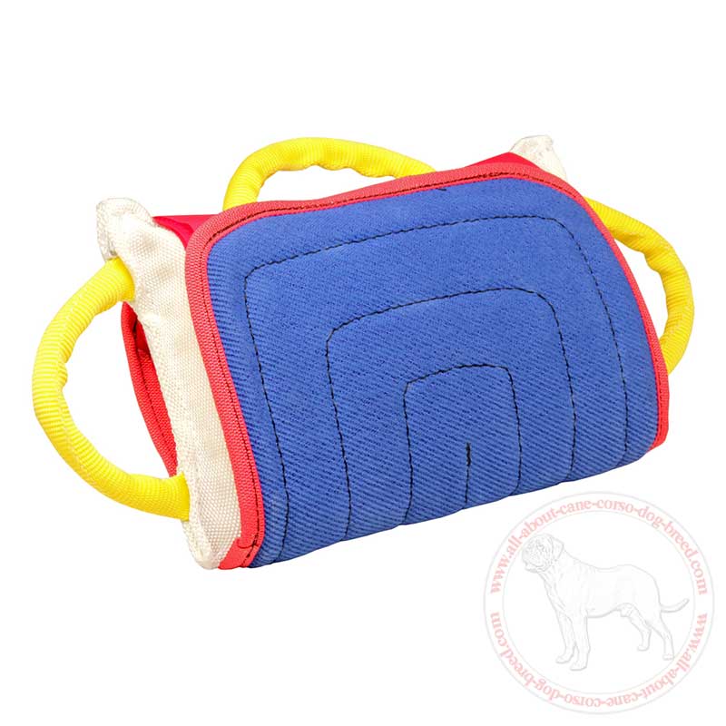 Cane Corso Bite Pad with Removable French Linen Cover