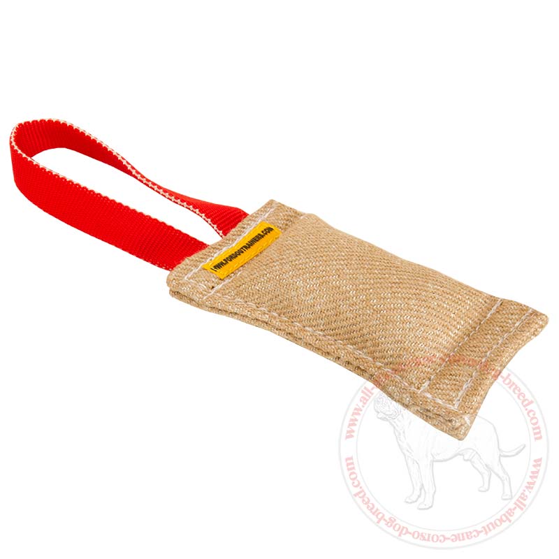 Effective Jute Cane Corso Bite Tug with One Handle