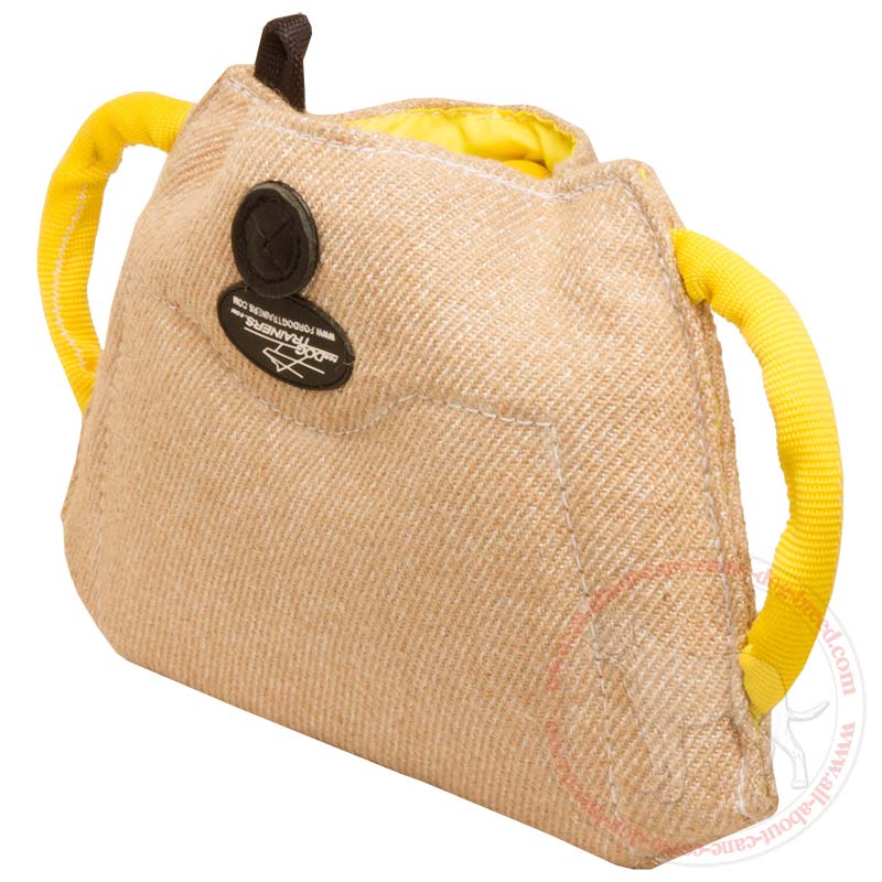 Fully Hand Crafted Puppy and Young Dog Bite Builder made of Jute