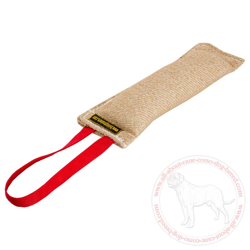 Jute Cane Corso Bite Tug with Comfy Handle
