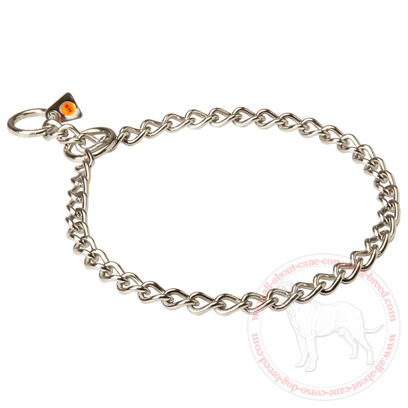 Herm Sprenger Stainless Steel Choke Dog Collar with Quality Label