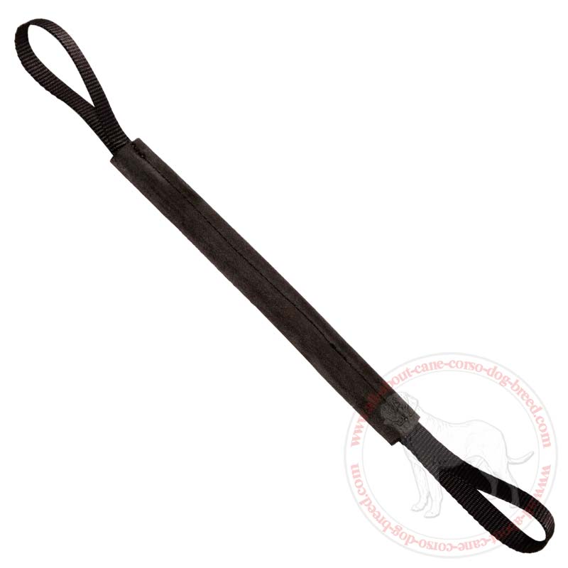 Pocket Dog Toy Made of Leather with 2 Handle