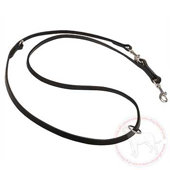 Multimode leather Cane Corso leash