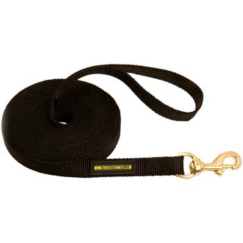  Cane Corso leash with brass hardware