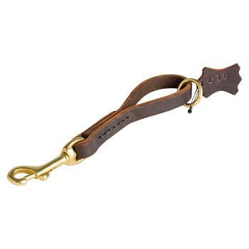 Cane Corso pull tab leash with snaphook