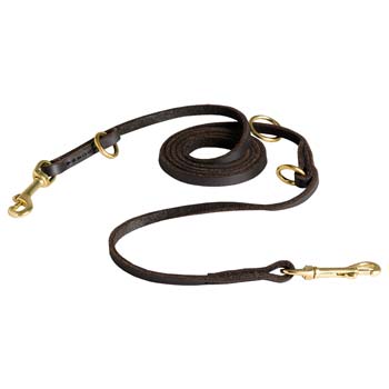 Leather Leash Can be Used as Coupler to Walk Two Cane Corsos