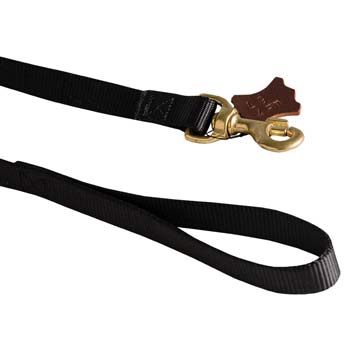 Heavy-duty and comfy handle of elegant dog nylon lead