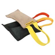 Excellent Drive and Retrieve Building Tool - Leather Dog Bite Tug w/h 1 Handle