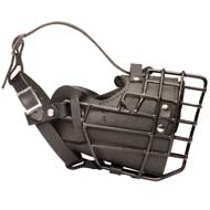 Fully Padded Wire Basket Dog Muzzle for Winter Walking